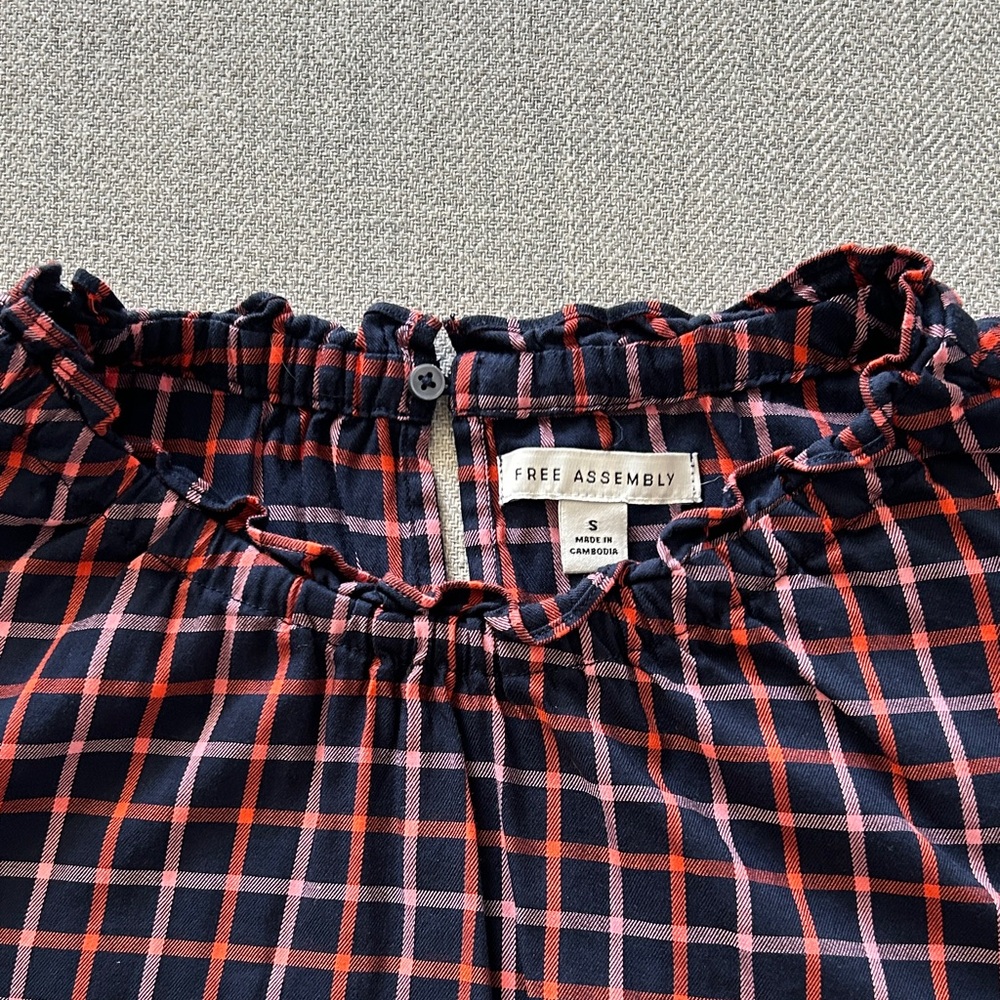 Plaid Shirt - Red and Blue - Picture 3 of 8